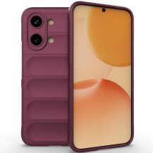 Силиконовый (TPU) чехол Deexe Terra Case для Xiaomi Poco X8 Pro Max - Wine Red: фото 1 из 6