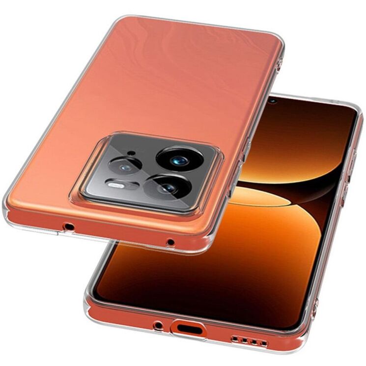 Силиконовый (TPU) чехол Deexe UltraThin для Realme GT 7 Pro - Transparent: фото 3 из 4