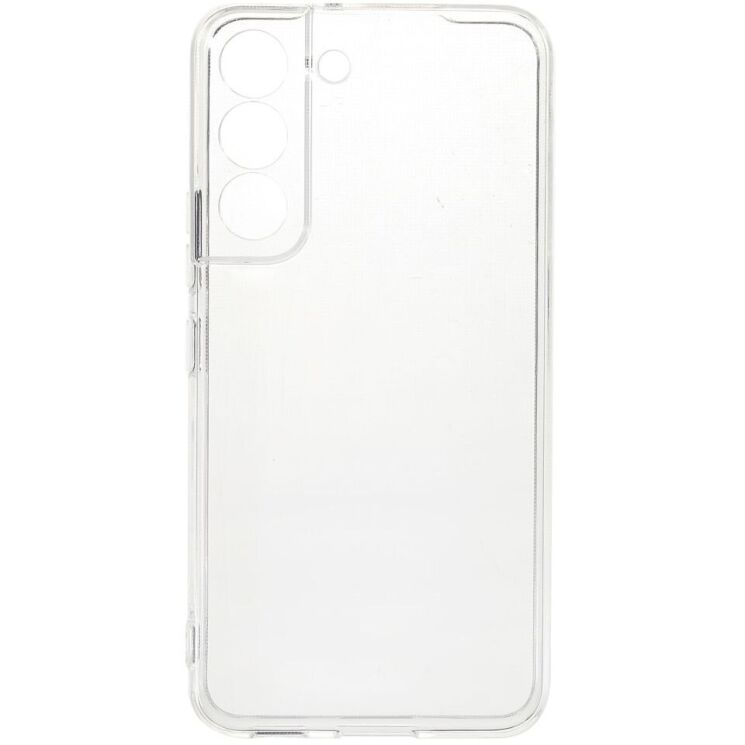 Силіконовий (TPU) чохол Deexe UltraThin Camera Сoverage для Samsung Galaxy S22 Plus - Transparent: фото 1 з 7