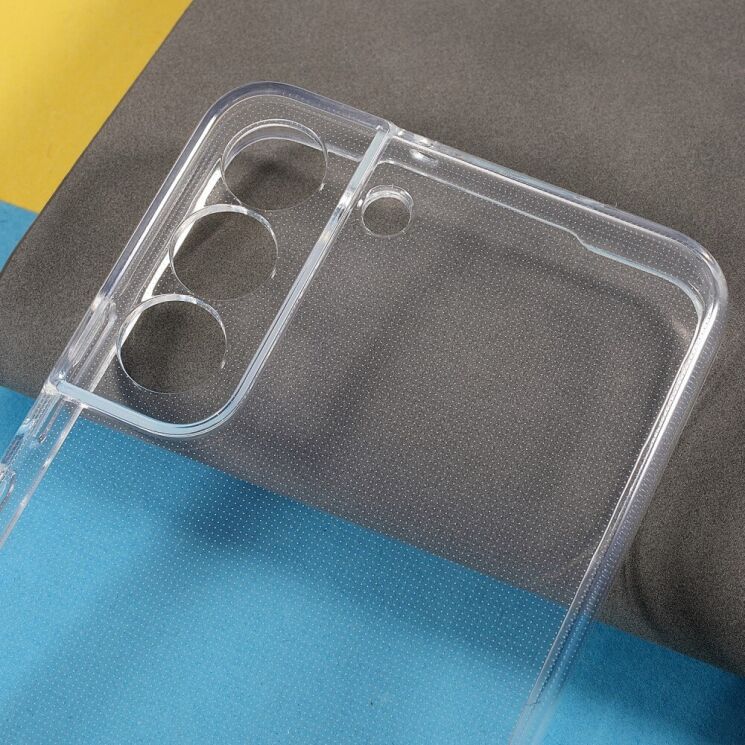 Силіконовий (TPU) чохол Deexe UltraThin Camera Сoverage для Samsung Galaxy S22 Plus - Transparent: фото 5 з 7