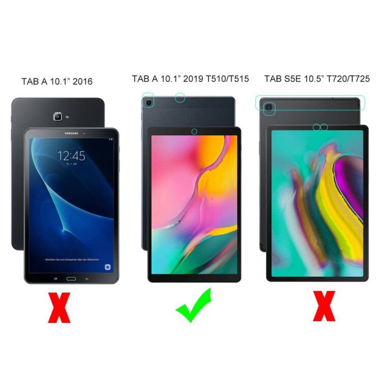 Силиконовый (TPU) чехол Deexe UltraThin для Samsung Galaxy Tab A 10.1 2019 (T510/515) - Transparent: фото 4 из 4