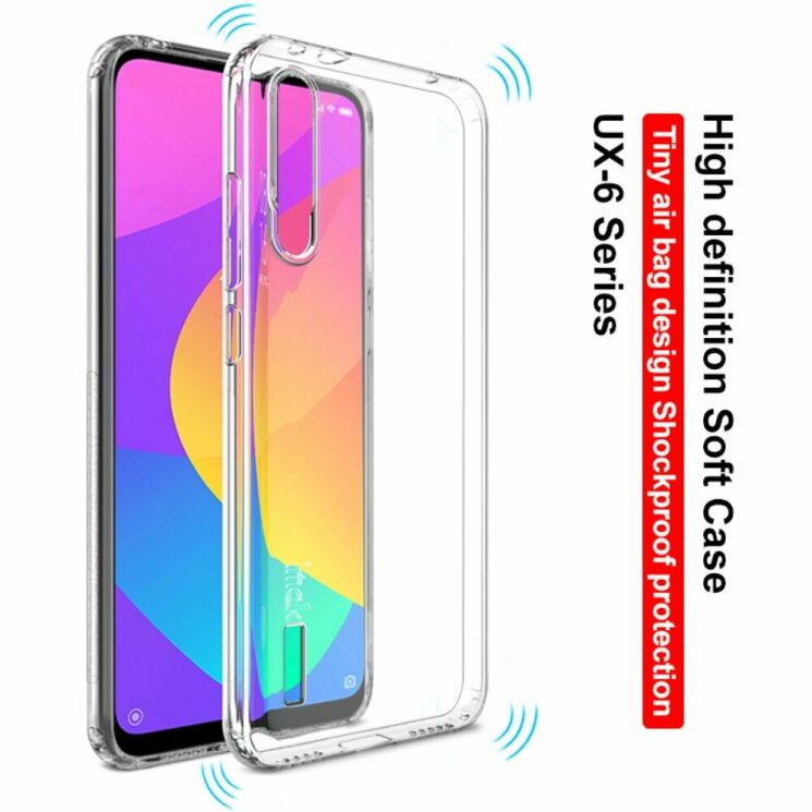 Силиконовый (TPU) чехол IMAK UX-6 Series для Xiaomi Mi A3 / Mi CC9e - Transparent: фото 3 из 17