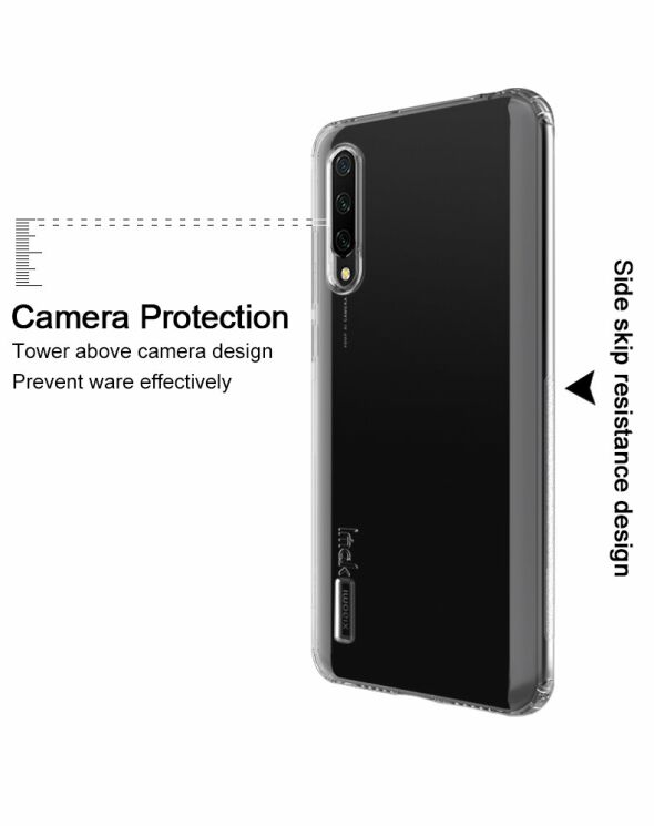 Силиконовый (TPU) чехол IMAK UX-6 Series для Xiaomi Mi A3 / Mi CC9e - Transparent: фото 14 из 17