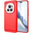 Силиконовый (TPU) чехол MOFI Carbon Fiber для Honor Magic 6 Pro - Red (355811R)