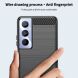 Силиконовый (TPU) чехол MOFI Carbon Fiber для Realme C65 - Black (353905B). Фото 8 из 10