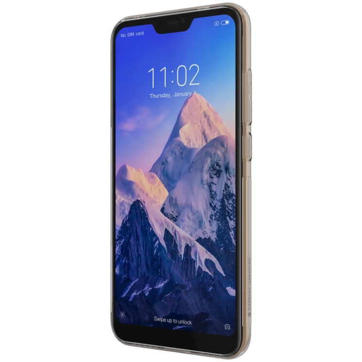 Силиконовый (TPU) чехол NILLKIN Nature для Xiaomi Redmi 6 Pro / Mi A2 Lite - Grey: фото 4 из 7