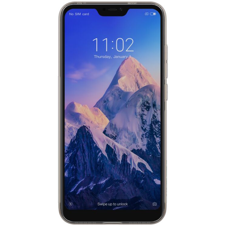 Силиконовый (TPU) чехол NILLKIN Nature для Xiaomi Redmi 6 Pro / Mi A2 Lite - Grey: фото 2 из 7