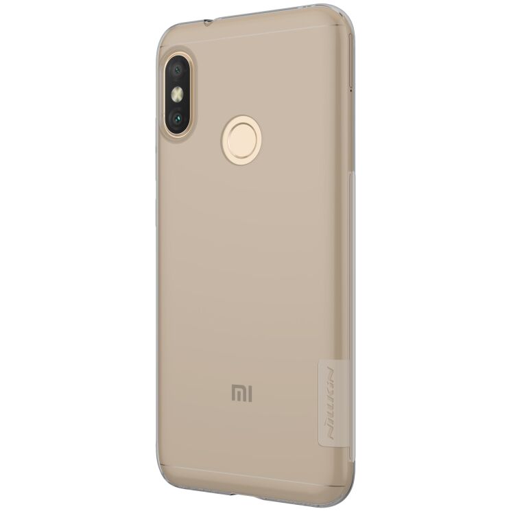 Силиконовый (TPU) чехол NILLKIN Nature для Xiaomi Redmi 6 Pro / Mi A2 Lite - Grey: фото 5 из 7