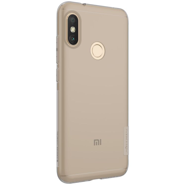 Силиконовый (TPU) чехол NILLKIN Nature для Xiaomi Redmi 6 Pro / Mi A2 Lite - Grey: фото 6 из 7