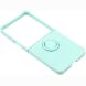 Силіконовий (TPU) чохол з кільцем Deexe Color Shell (FF) для Samsung Galaxy Flip 8 - Sky Blue (423529SL). Фото 4 з 5