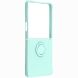 Силіконовий (TPU) чохол з кільцем Deexe Color Shell (FF) для Samsung Galaxy Flip 8 - Sky Blue (423529SL). Фото 2 з 5