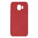 Силиконовый (TPU) чехол UniCase Glitter Cover для Samsung Galaxy J4 2018 (J400) - Red (149620R). Фото 1 из 4