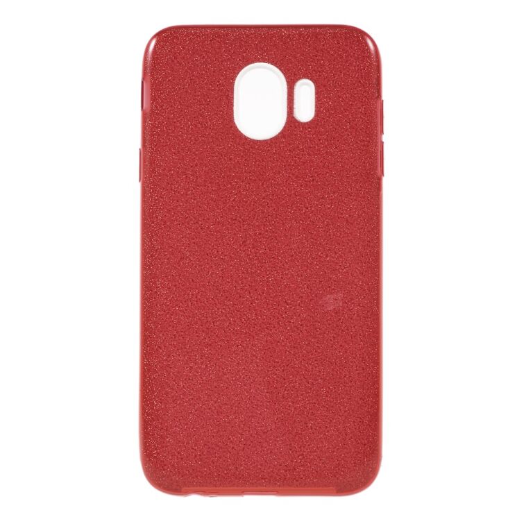 Силиконовый (TPU) чехол UniCase Glitter Cover для Samsung Galaxy J4 2018 (J400) - Red: фото 1 из 4