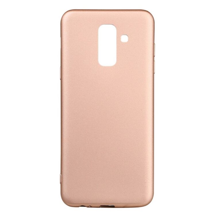 Силиконовый (TPU) чехол X-LEVEL Matte для Samsung Galaxy A6+ 2018 (A605) - Gold: фото 2 из 4