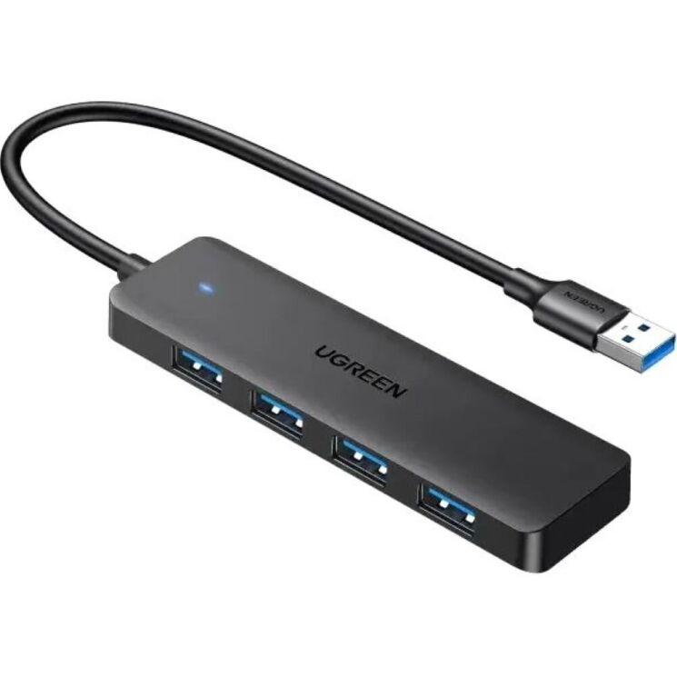 USB HUB UGREEN CM219 4 in 1 USB to 4USB 3.0 (25851) - Black: фото 2 из 8