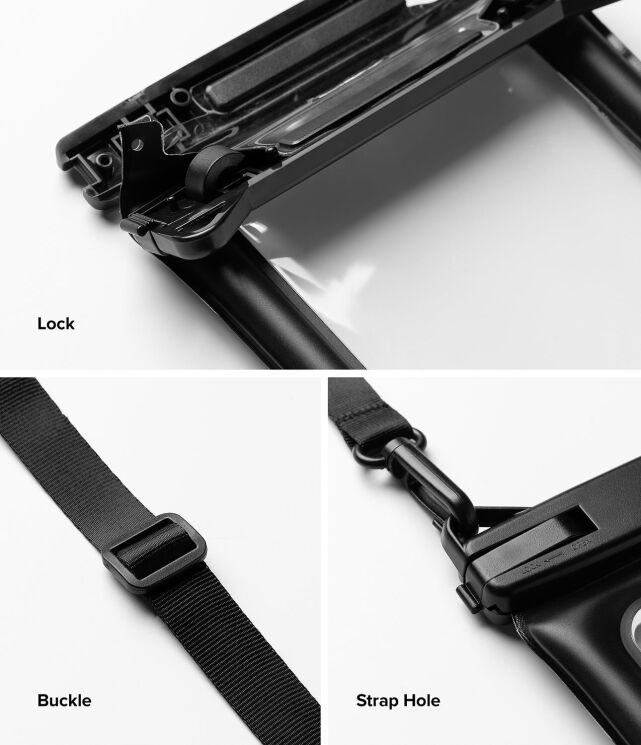 Влагозащитный чехол Ringke Floating Waterproof Pouch (8809919305051) - Black: фото 11 из 16