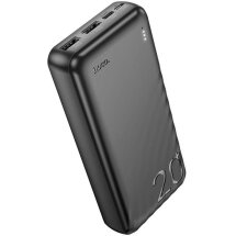 Зовнішній акумулятор Hoco J123A 12W (20000mAh) - Black: фото 1 з 7