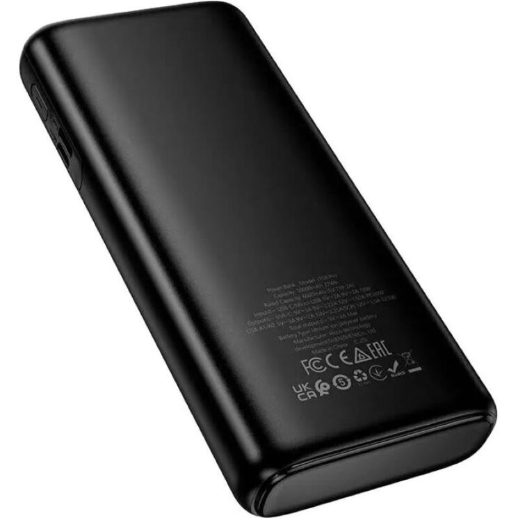 Зовнішній акумулятор Hoco J158 Pro 22.5W + PD20W (10000mAh) - Black: фото 4 з 6