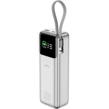 Внешний аккумулятор WiWU PM301 130W (20000 mAh) + кабель Type-C - Silver: фото 1 из 8