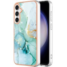 Захисний чохол Deexe Marble Case для Samsung Galaxy S24 FE (S721) - Green: фото 1 из 1
