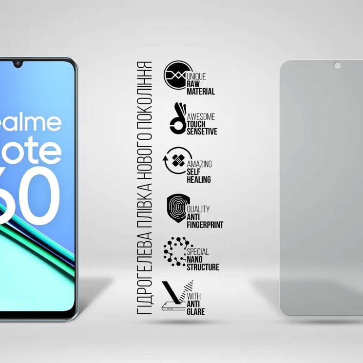 Захисна плівка на екран ArmorStandart Matte для Realme Note 60 / Note 60x: фото 2 з 5