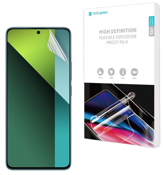 Защитная пленка на экран RockSpace Explosion-Proof SuperClear для Xiaomi Redmi Note 13 Pro 5G: фото 1 из 10