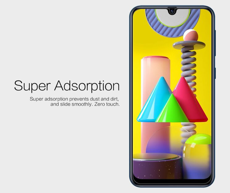 Защитная пленка NILLKIN Crystal для Samsung Galaxy M31 (M315): фото 8 из 13