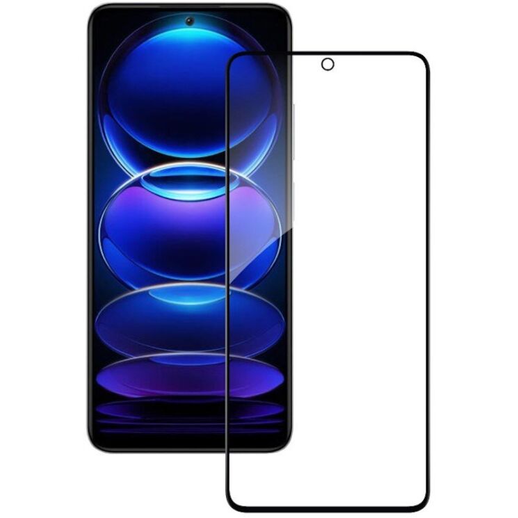 Защитное стекло ACCLAB Full Glue для Xiaomi Redmi Note 12 - Black: фото 2 из 7