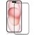 Захисне скло AMORUS Full Glue Tempered Glass для Apple iPhone 15 Plus - Black: фото 1 з 11