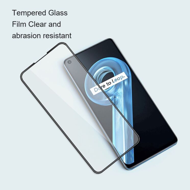 Защитное стекло AMORUS Full Glue Tempered Glass для Xiaomi Redmi A1 / A2 - Black: фото 6 из 9