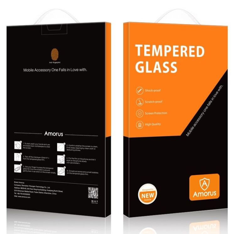 Защитное стекло AMORUS Ultra Clear для Samsung Galaxy S25 Plus (S936): фото 9 из 9