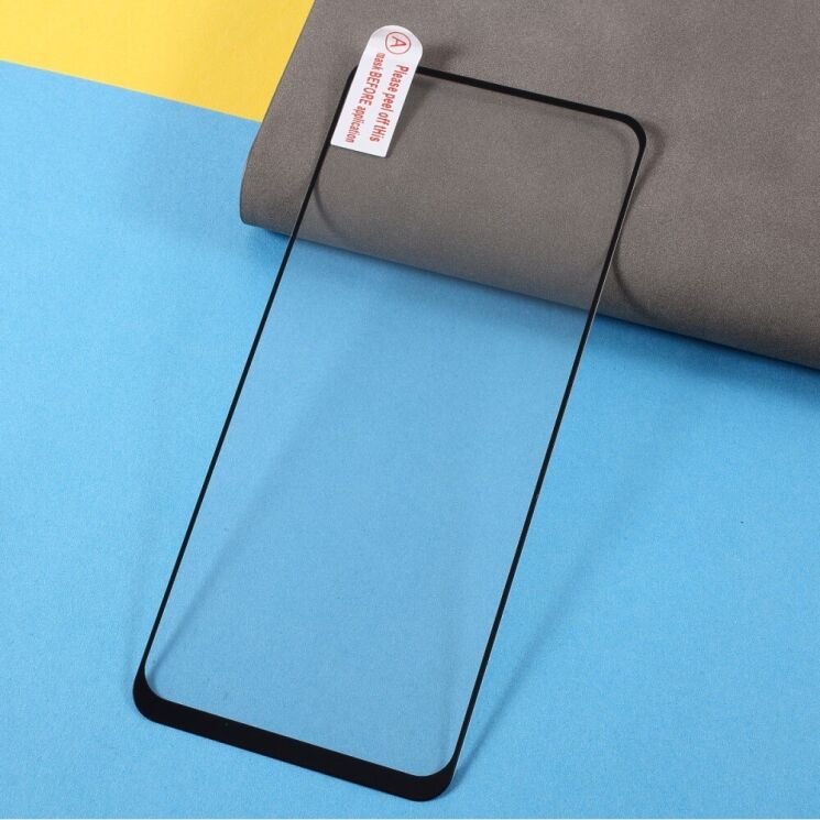 Защитное стекло Deexe Full Glue Coverage для OPPO A54 - Black: фото 4 из 9