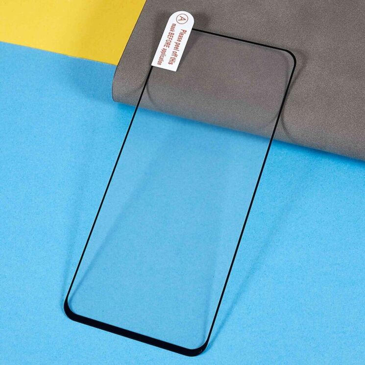 Защитное стекло Deexe Full Glue Coverage для OPPO Reno 7 - Black: фото 7 из 8