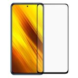 Захисне скло Deexe Full Glue Coverage для Xiaomi Poco X3 / Poco X3 Pro - Black (281438B)