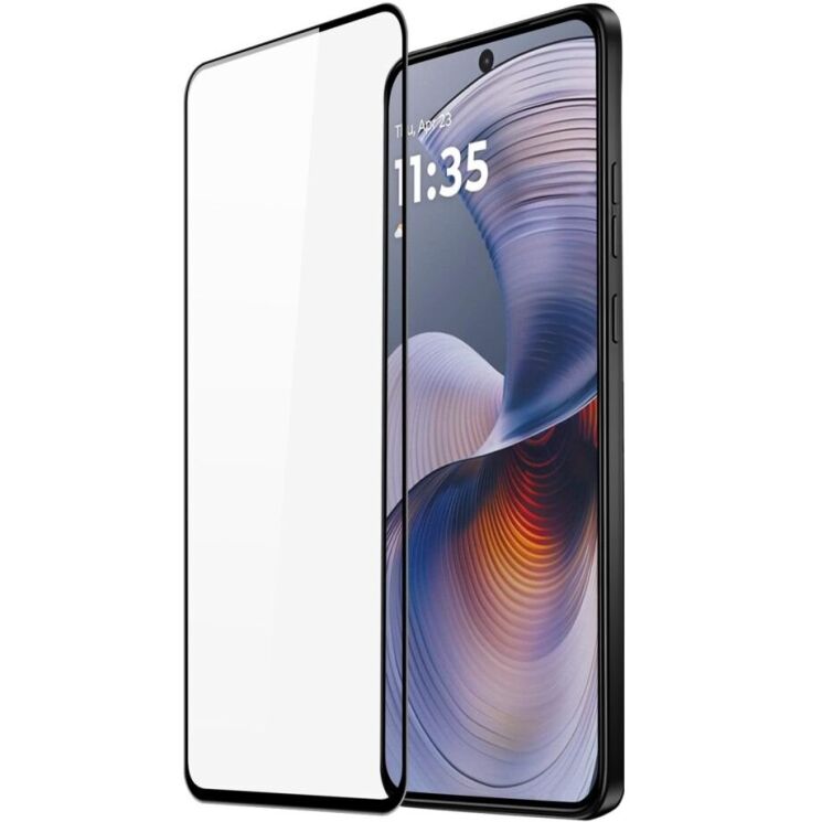 Захисне скло DUX DUCIS Full Glue для Motorola Moto G55 - Black: фото 1 з 9