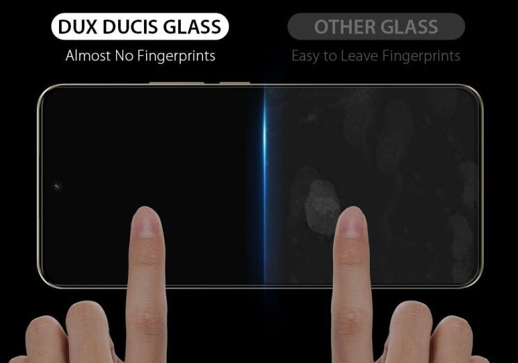 Защитное стекло DUX DUCIS Side Glue для Realme 13 Pro / 13 Pro Plus - Black: фото 8 из 10