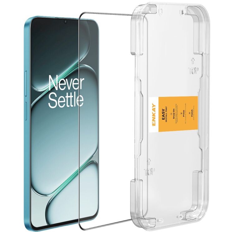 Захисне скло ENKAY Easy Install Full Glue для OnePlus 15R / Ace 6 / Ace 6T - Black: фото 1 з 1