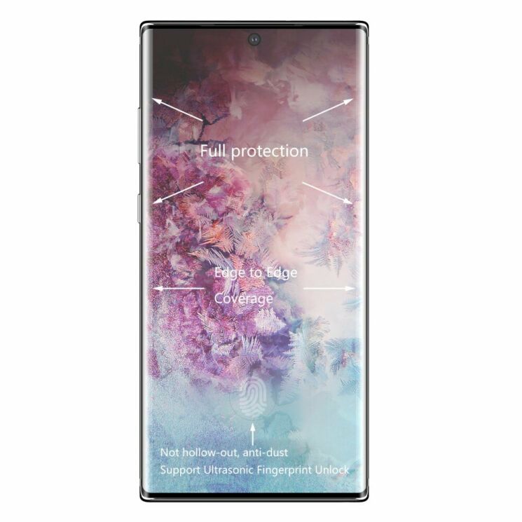 Защитное стекло HAT PRINCE Full Covered для Samsung Galaxy Note 10 (N970) - Black: фото 2 из 8