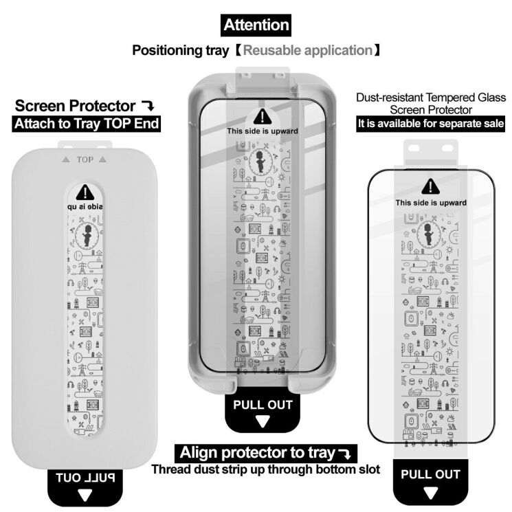 Захисне скло IMAK Easy Install Full GLue для iPhone 17 Pro - Black: фото 10 з 12