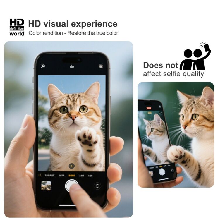 Захисне скло IMAK Easy Install Full GLue для iPhone 17 Pro - Black: фото 5 з 12