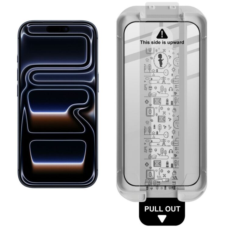 Захисне скло IMAK Easy Install Full GLue для iPhone 17 Pro - Black: фото 2 з 12