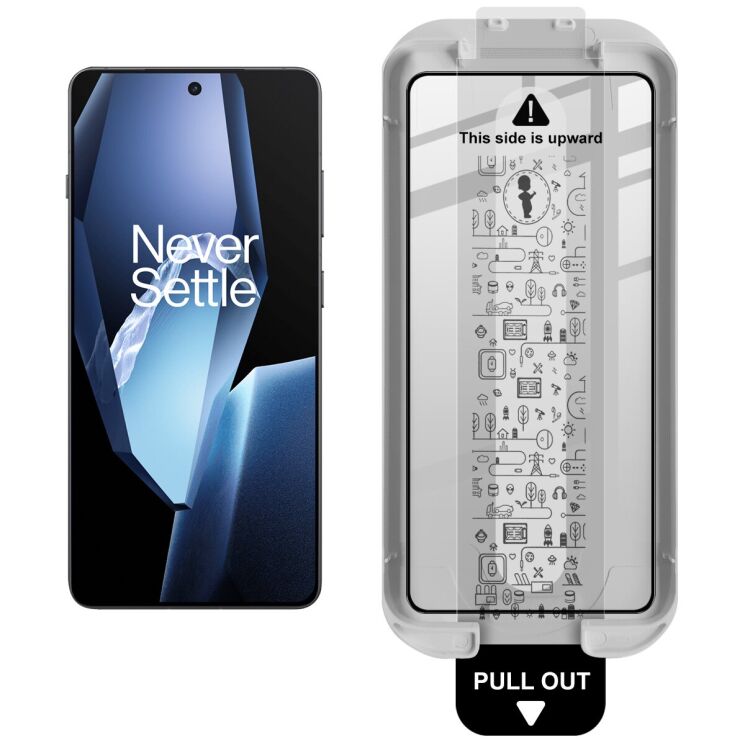 Защитное стекло IMAK Easy Install Full Glue для OnePlus 13R / Ace 5 / Ace 5 Pro - Black: фото 2 из 2