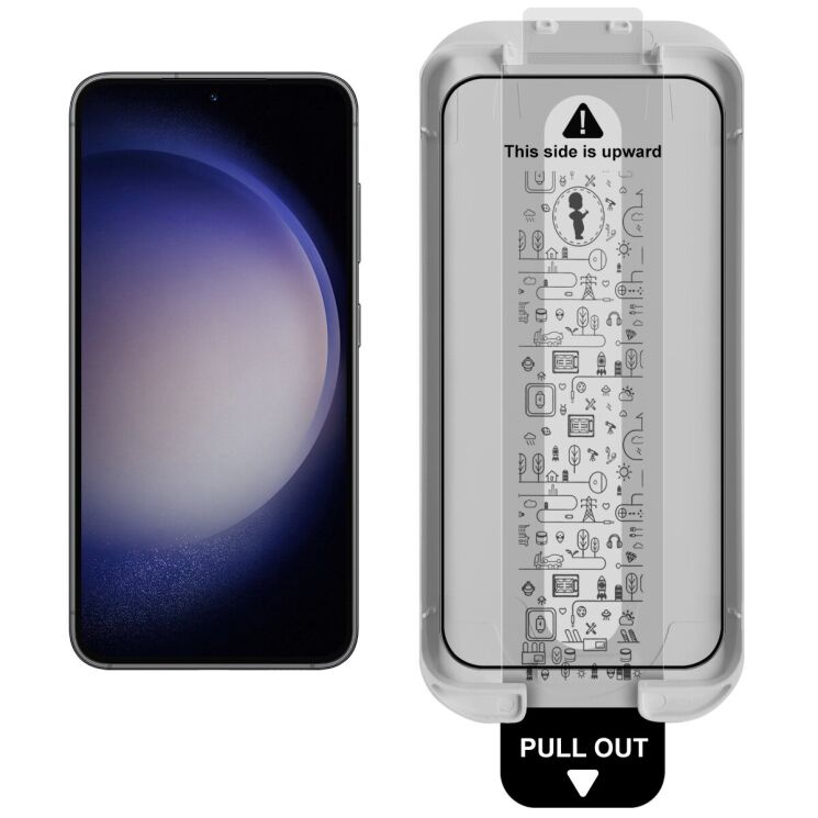 Защитное стекло IMAK Easy Install Full Glue для Samsung Galaxy S24 Plus (S926) / S25 Plus (S936) / S25 Edge (S937) - Black: фото 2 из 9