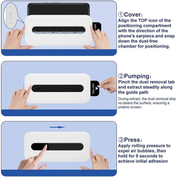 Защитное стекло IMAK Easy Install Full Glue для Samsung Galaxy S24 Plus (S926) / S25 Plus (S936) / S25 Edge (S937) - Black: фото 7 из 9