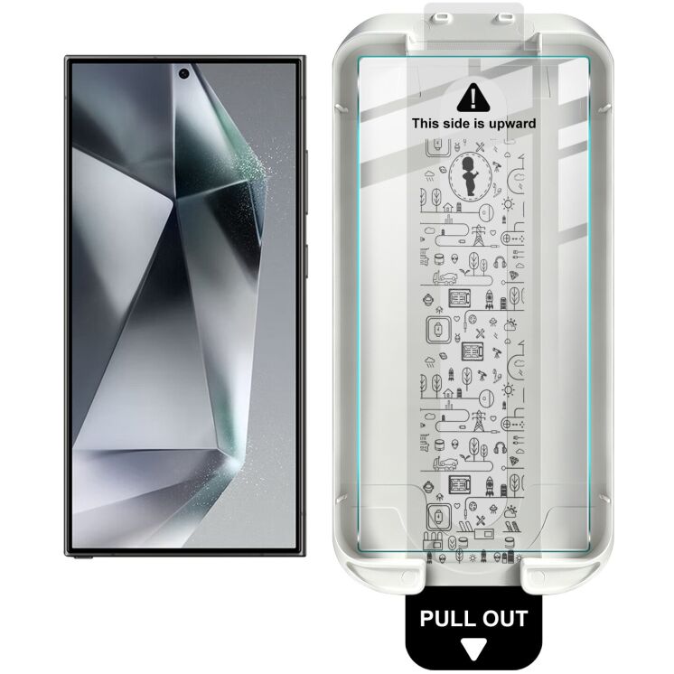 Защитное стекло IMAK Ice Crystal Glass для Samsung Galaxy S24 Ultra (S928): фото 2 из 13