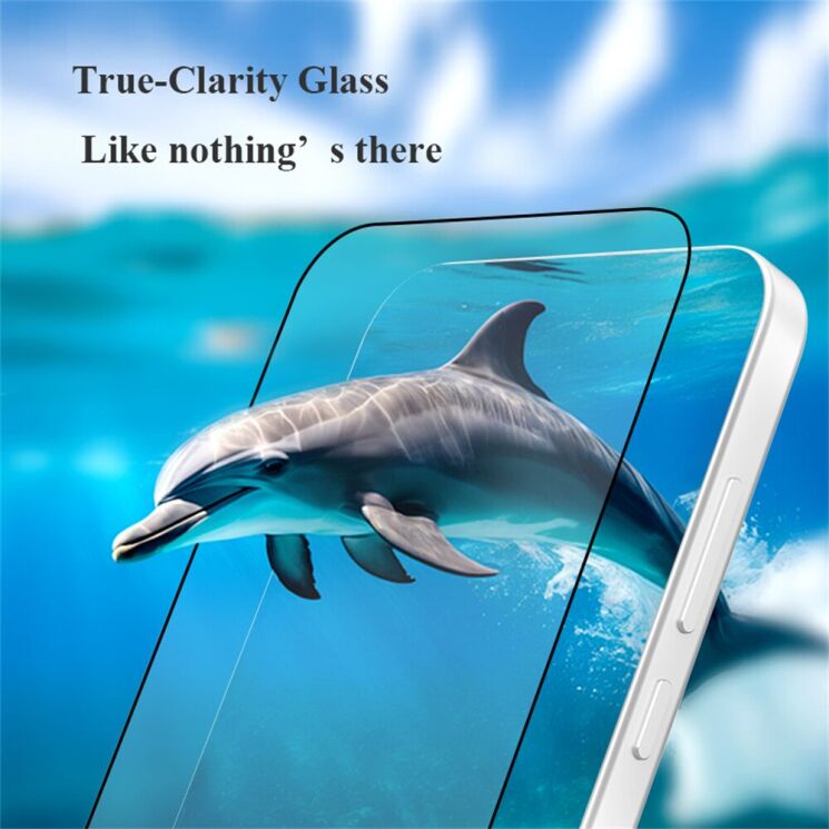 Защитное стекло LEREACH Tempered Glass Full Screen Protector для OPPO Reno 16 F/FS - Black: фото 7 из 11