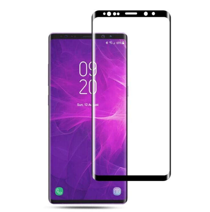 Защитное стекло MOCOLO 3D Curved Full Size для Samsung Galaxy Note 9 - Black: фото 1 из 11