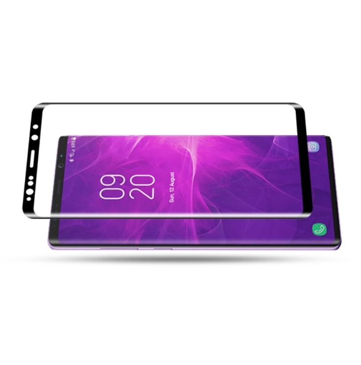 Защитное стекло MOCOLO 3D Curved Full Size для Samsung Galaxy Note 9 - Black: фото 3 из 11