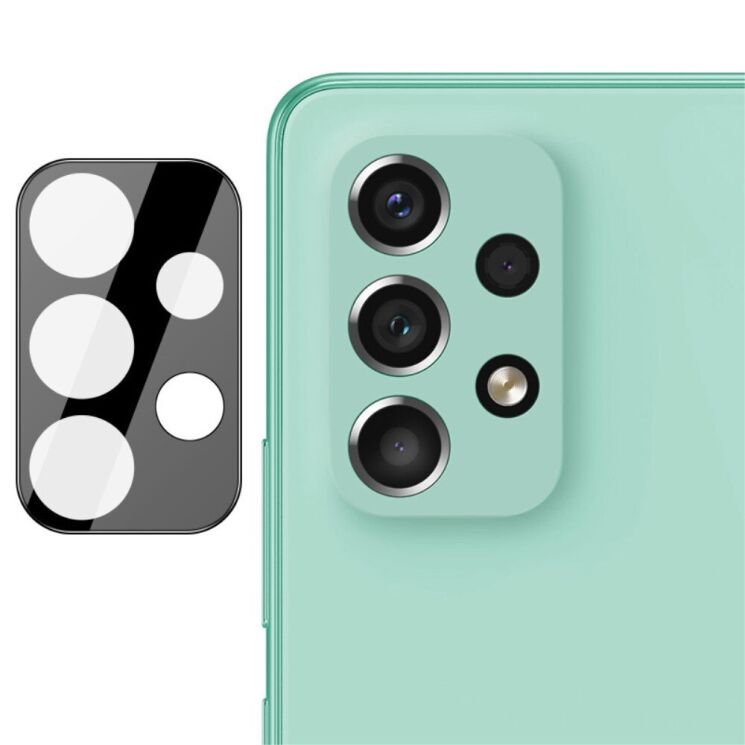 Захисне скло на камеру IMAK Integrated Lens Protector для Samsung Galaxy A53 - Black: фото 2 з 10