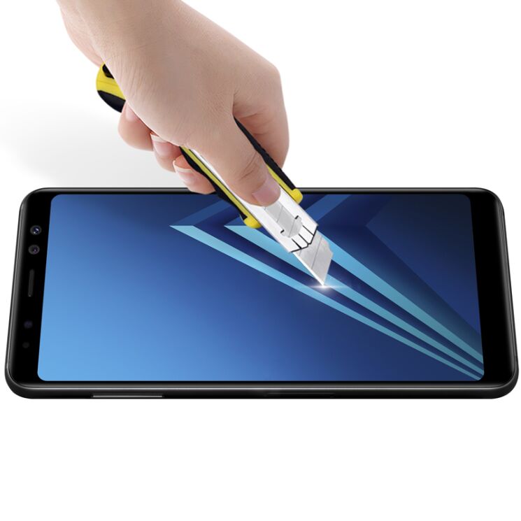 Защитное стекло NILLKIN 3D Amazing CP+ MAX для Samsung Galaxy A8 2018 (A530) - Black: фото 3 из 12
